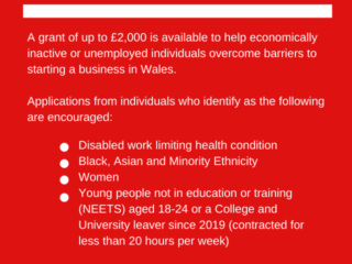 Barriers To Start Up Grant